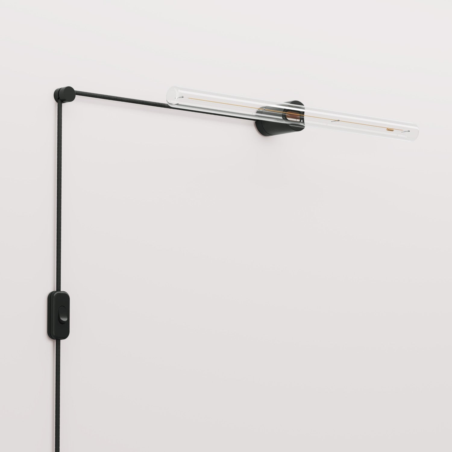 Spostaluce Esse14 Plug-in Light with S14d Socket - Black