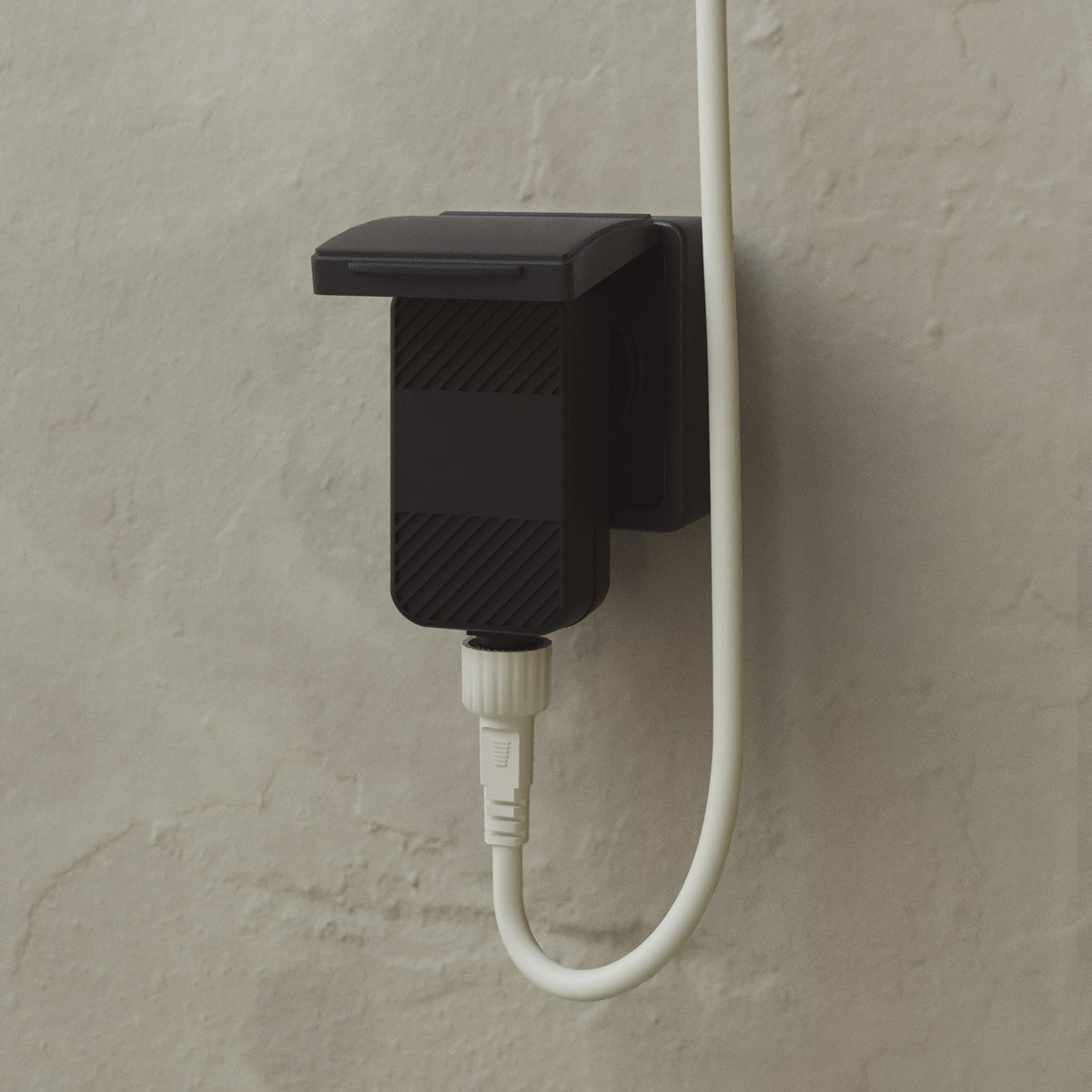 Catena luminosa 12 punti luce da esterno IP67 Bianco Sabbia con spina UK - Marina12 Cherry