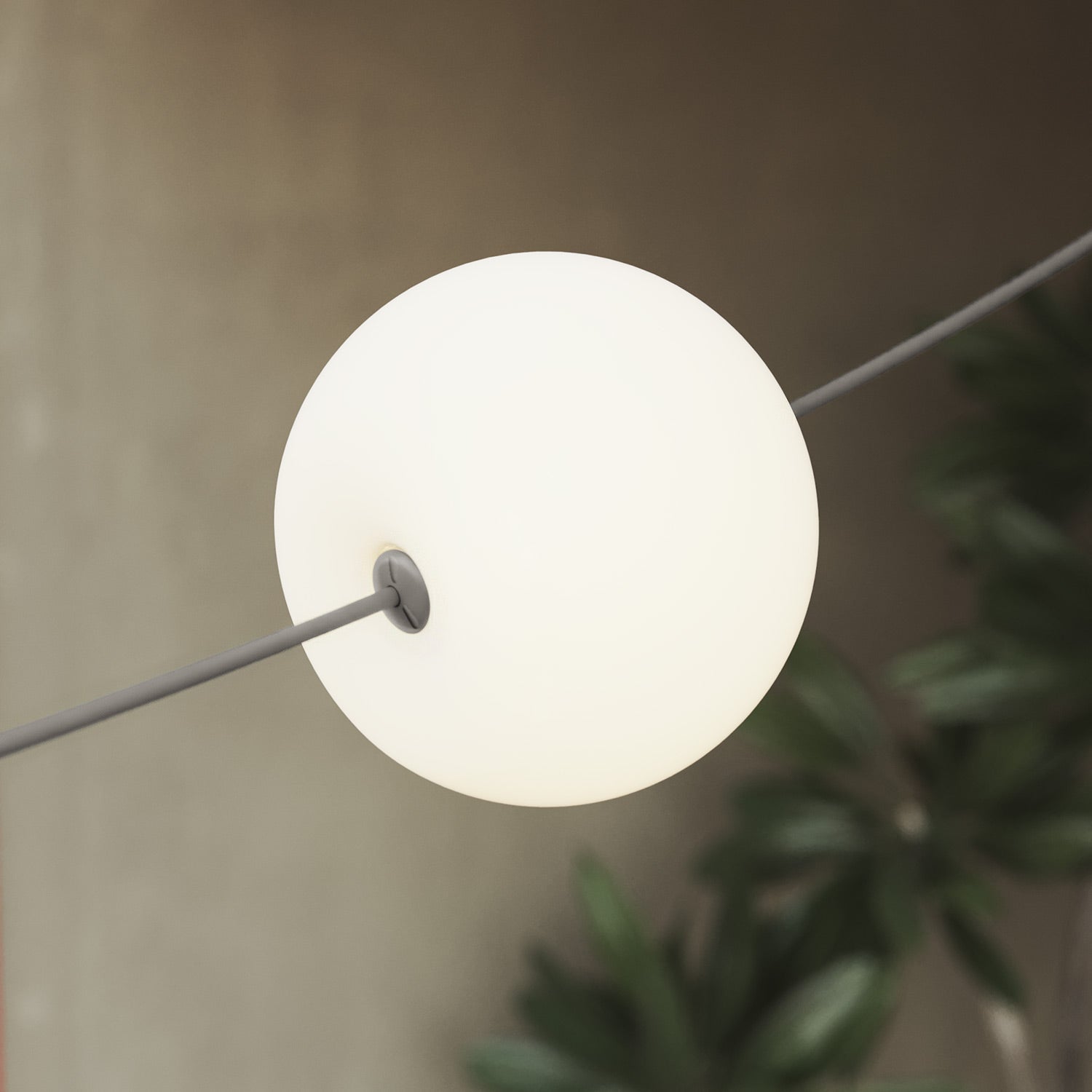Catena luminosa 12 punti luce da esterno IP67 Grigio con spina UK - Marina12 Cherry