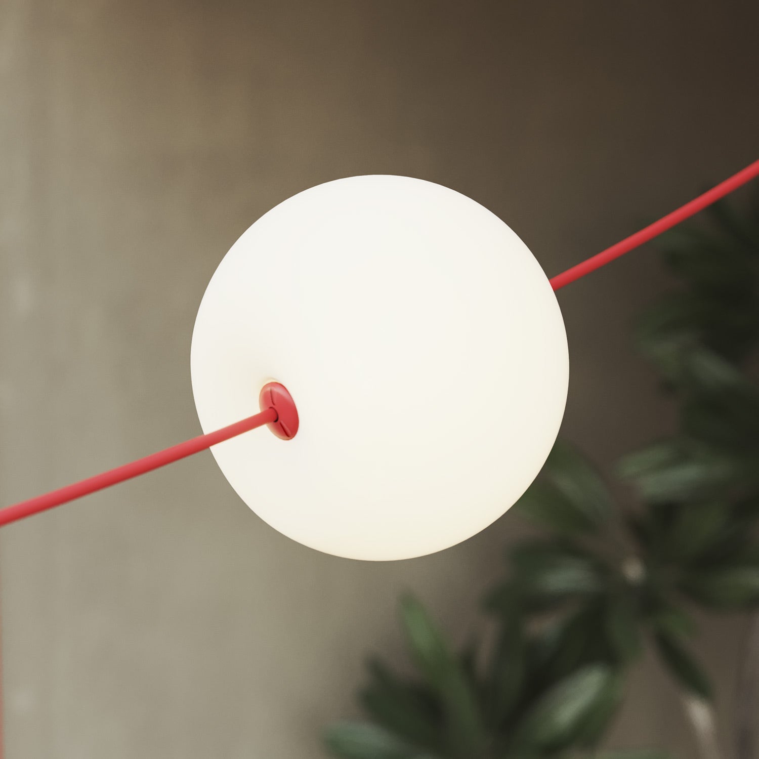 Catena luminosa 12 punti luce da esterno IP67 Rosso Stella Marina con spina UK - Marina12 Cherry