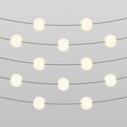Catena luminosa 12 punti luce da esterno IP67 Verde Oliva con spina UK - Marina12 Cherry