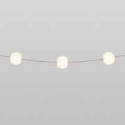 Catena luminosa 3 punti luce da esterno IP67 Desert Brown con spina UK - Marina3 Cherry 70 cm