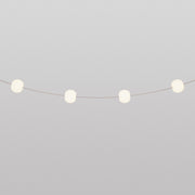 Catena luminosa 4 punti luce da esterno IP67 Desert Brown con spina UK - Marina4 Cherry 70 cm