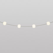 Catena luminosa 4 punti luce da esterno IP67 Verde Oliva con spina UK - Marina4 Cherry 70 cm