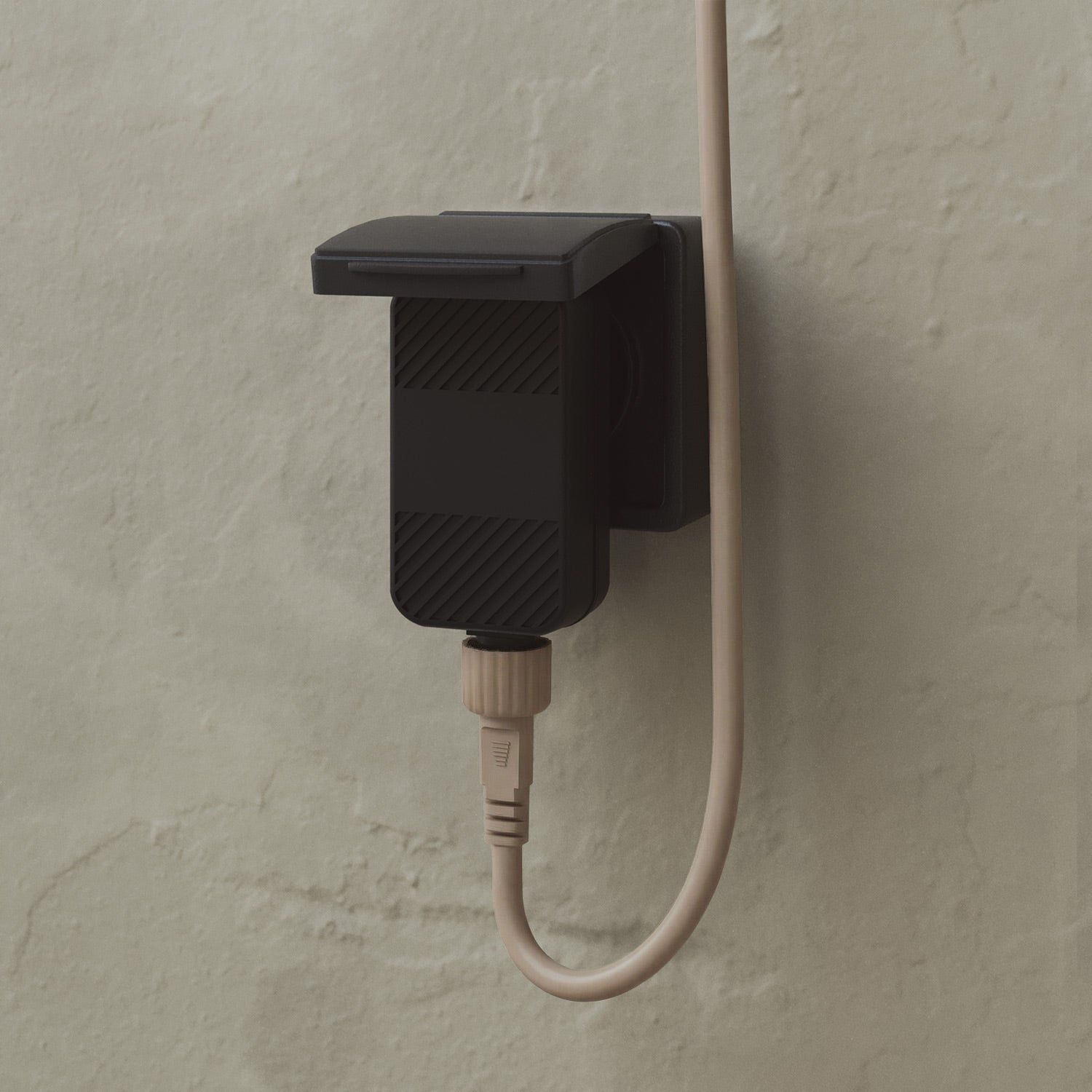 Catena luminosa 6 punti luce da esterno IP67 Desert Brown con spina UK - Marina6 Cherry 140 cm