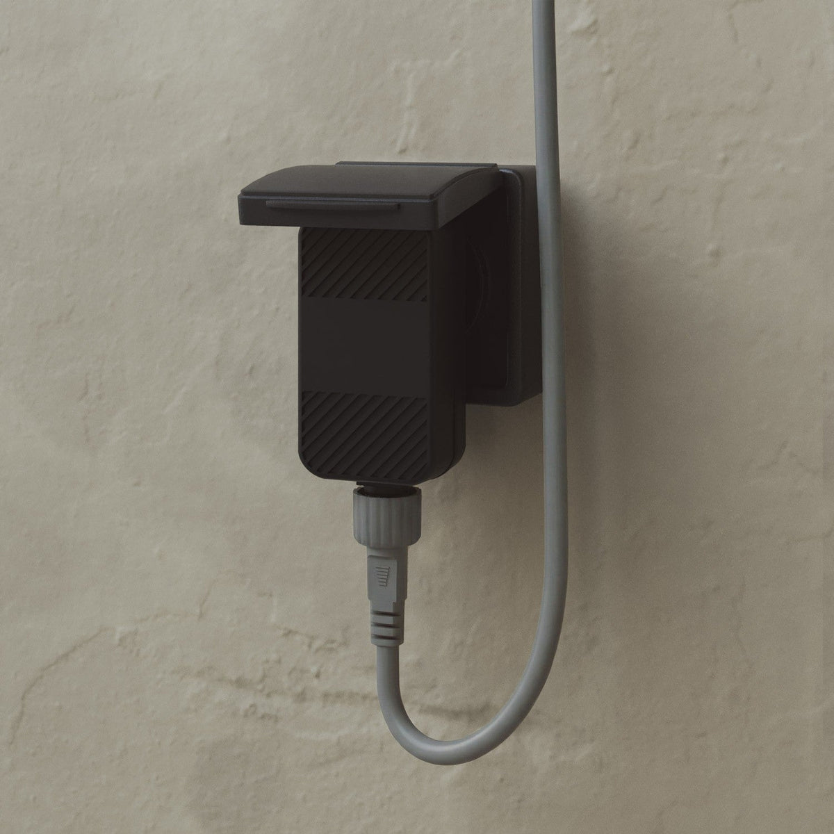 Catena luminosa 6 punti luce da esterno IP67 Grigio con spina UK - Marina6 Cherry 70 cm
