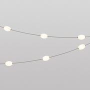 Catena luminosa 6 punti luce da esterno IP67 Verde oliva con spina UK - Marina6