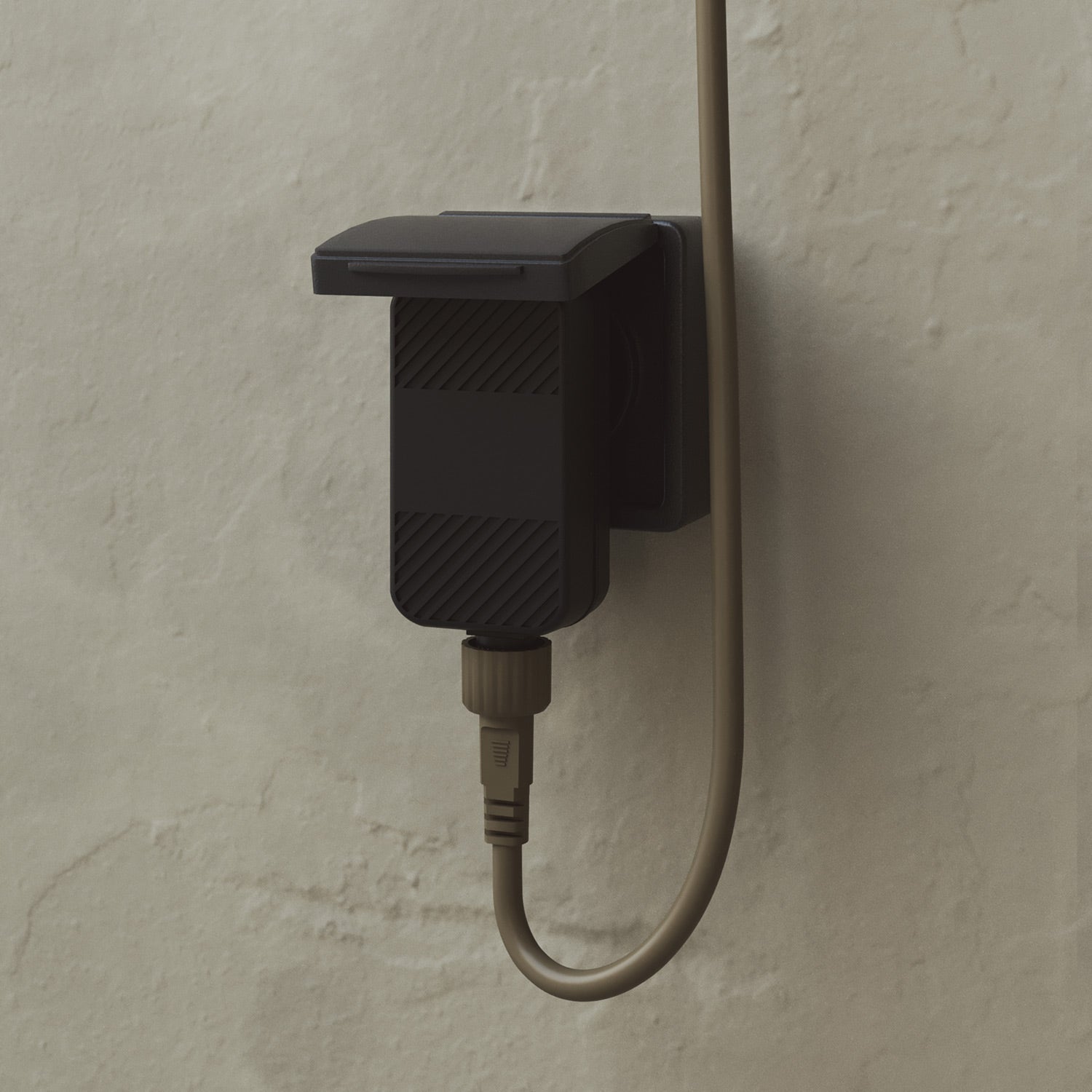 Catena luminosa 6 punti luce da esterno IP67 Verde Oliva con spina UK - Marina6 Cherry 140 cm