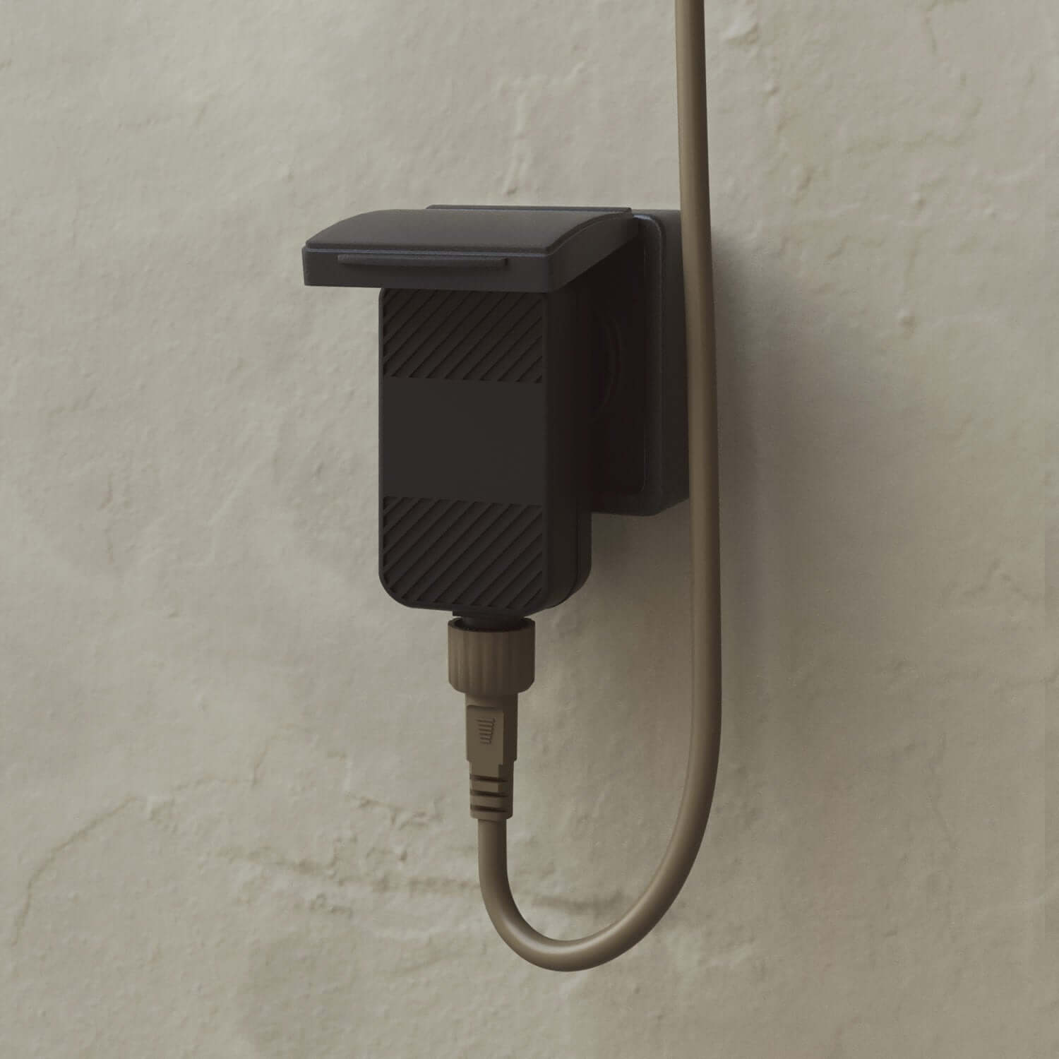 Catena luminosa reticolare 7 punti luce da esterno IP67 Verde oliva - Marina GRID