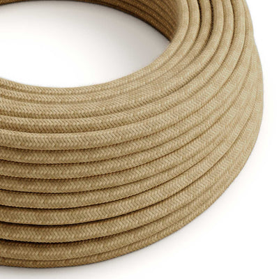 Outdoor round electrical cord covered in Jute SN06 - compatible with Eiva Outdoor IP65