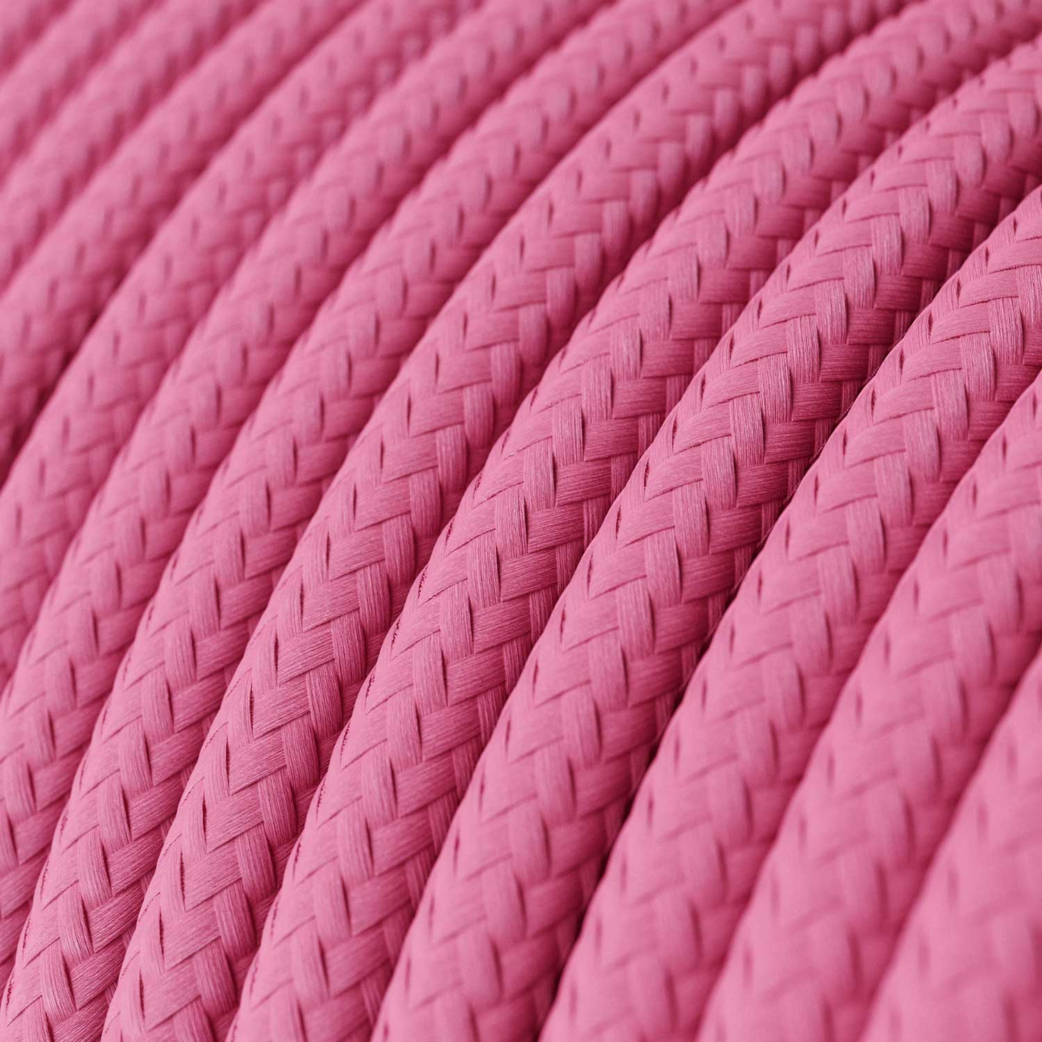 Cloth Covered Wire - Fuchsia Rayon RM08 - UL Listed