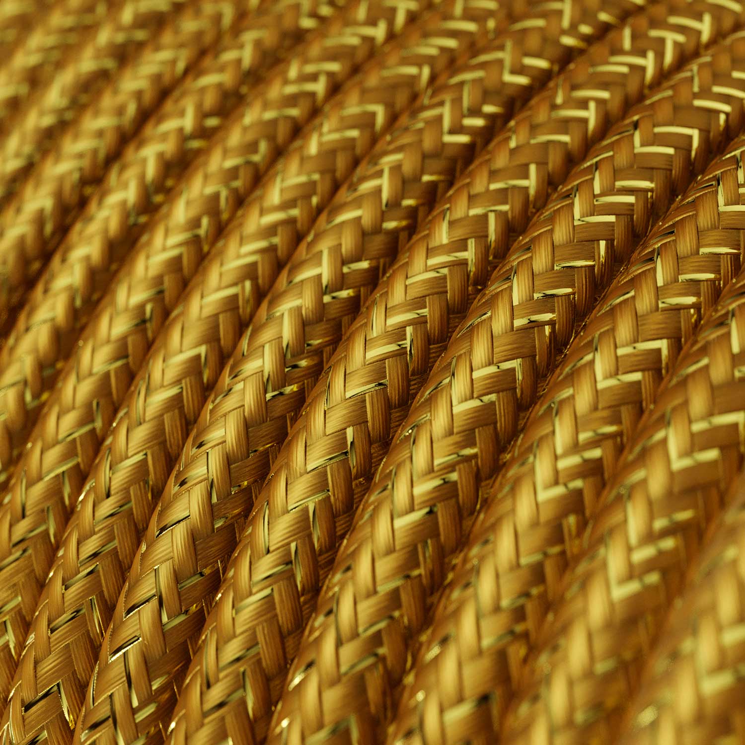 Cloth Covered Wire - Gold Glitter RL05 - UL Listed