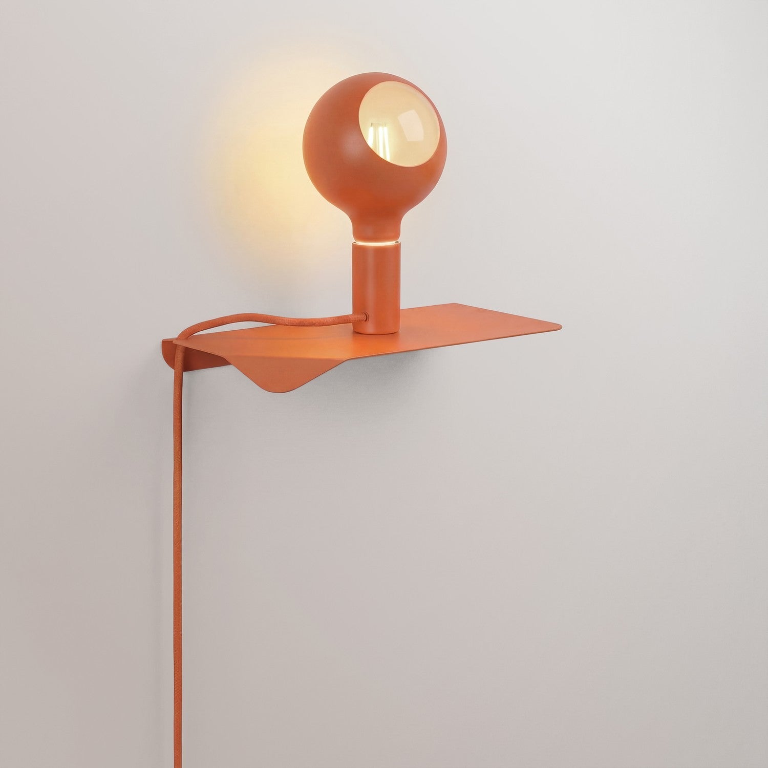 Combo Camo - Lampada con mensola - Arancione