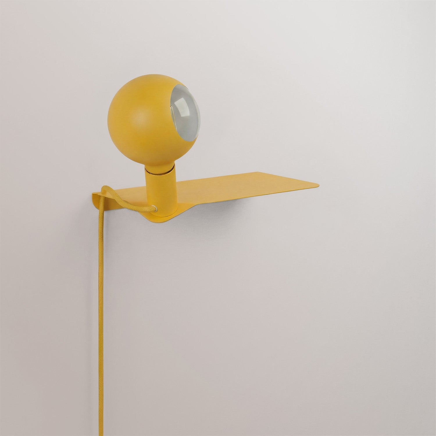 Combo Camo - Lampada con mensola - Giallo