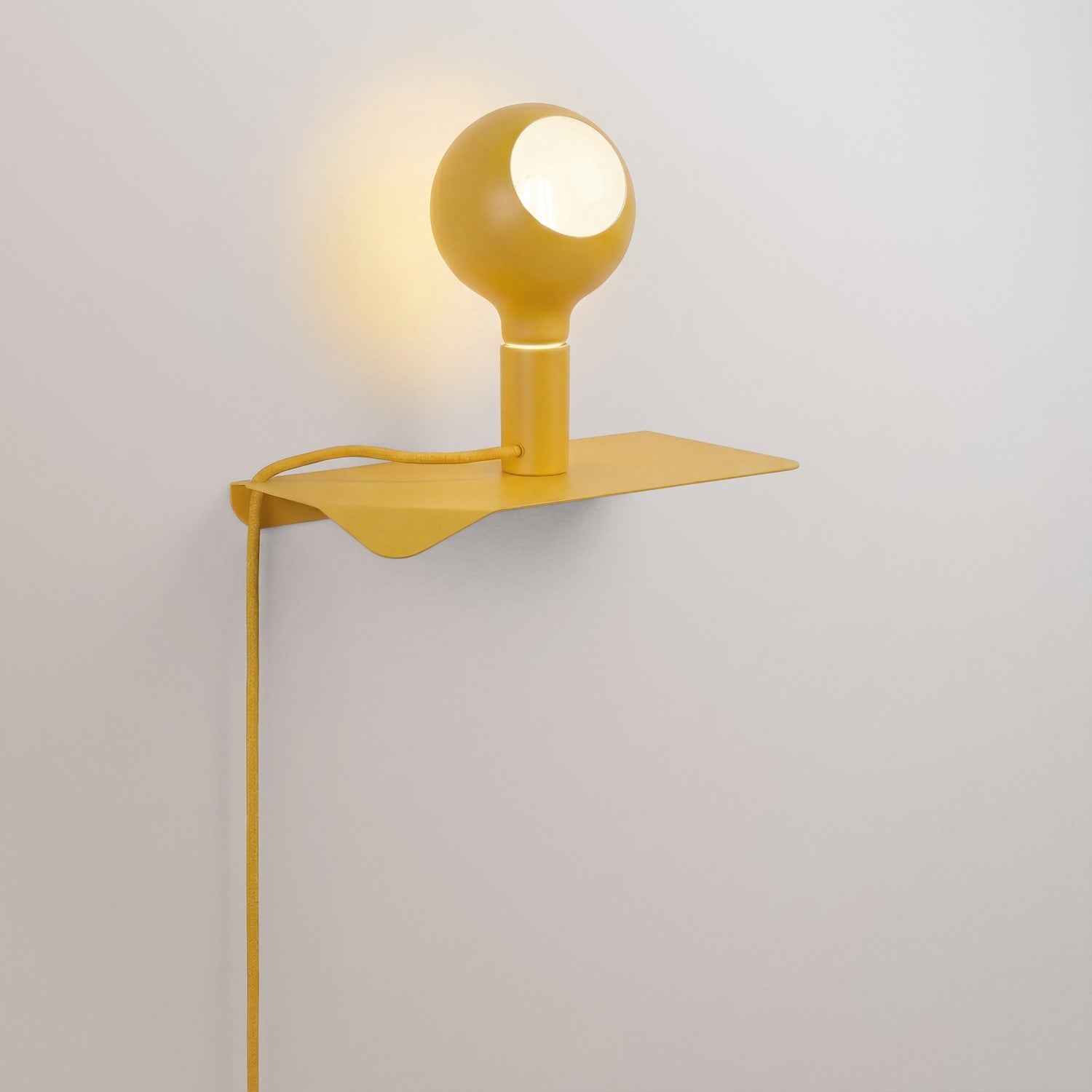 Combo Camo - Lampada con mensola - Giallo