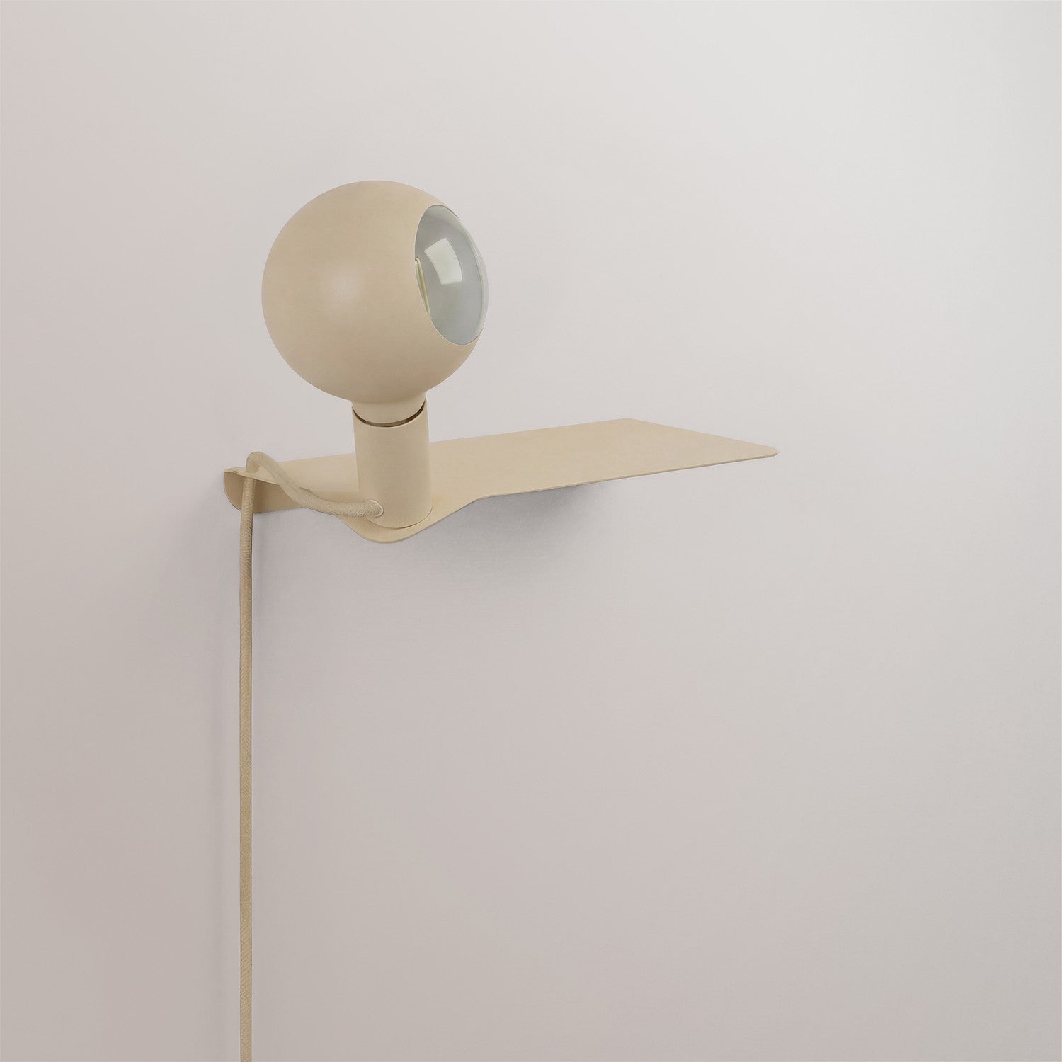 Combo Camo - Lampada con mensola - Panna