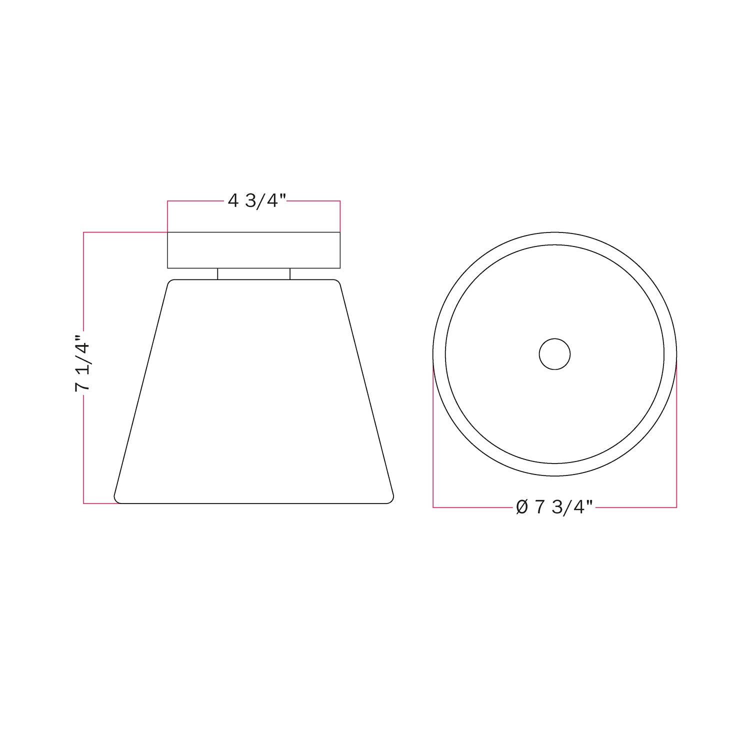 Fermaluce wall lamp Black with G01 bulb