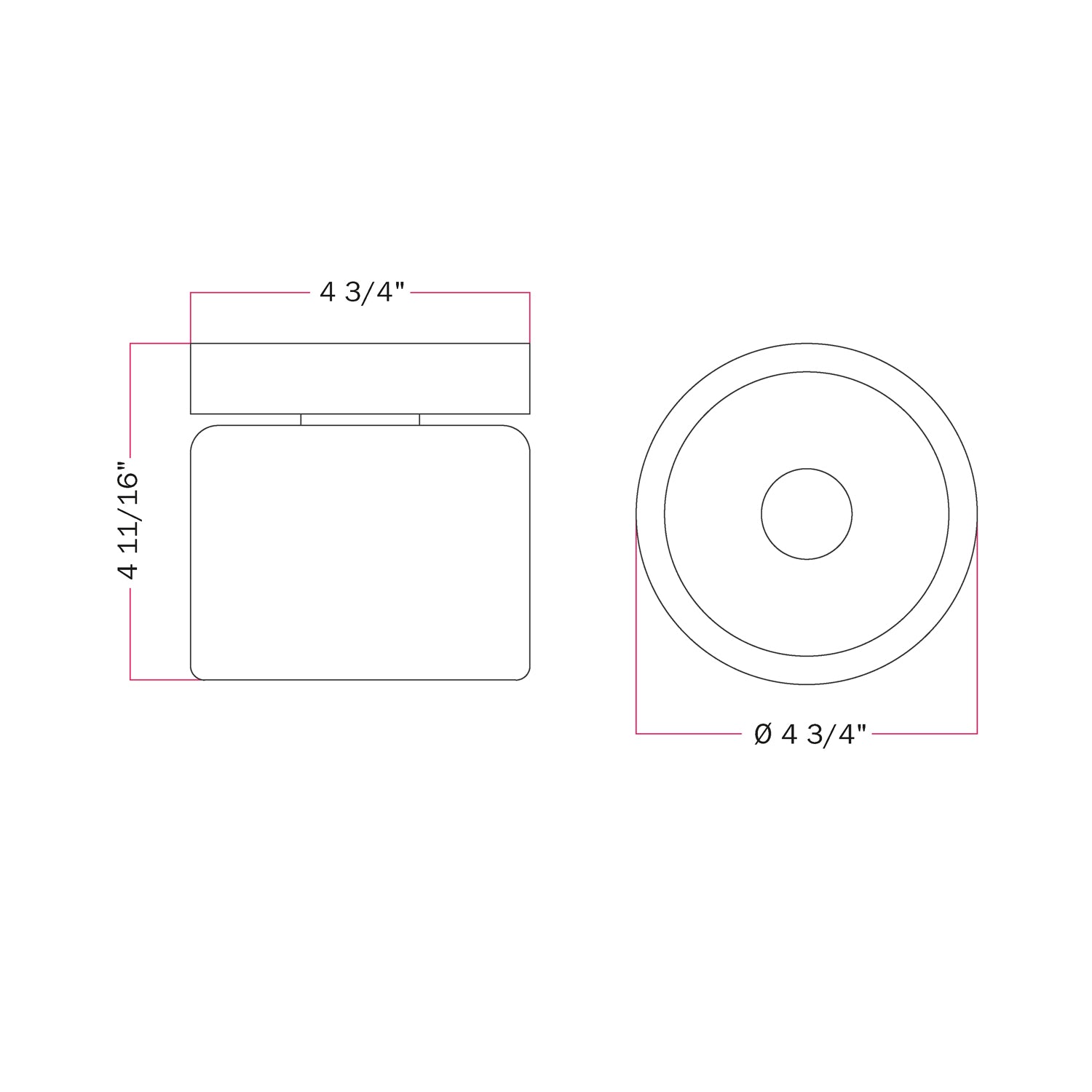 Fermaluce wall lamp Black with G03 bulb