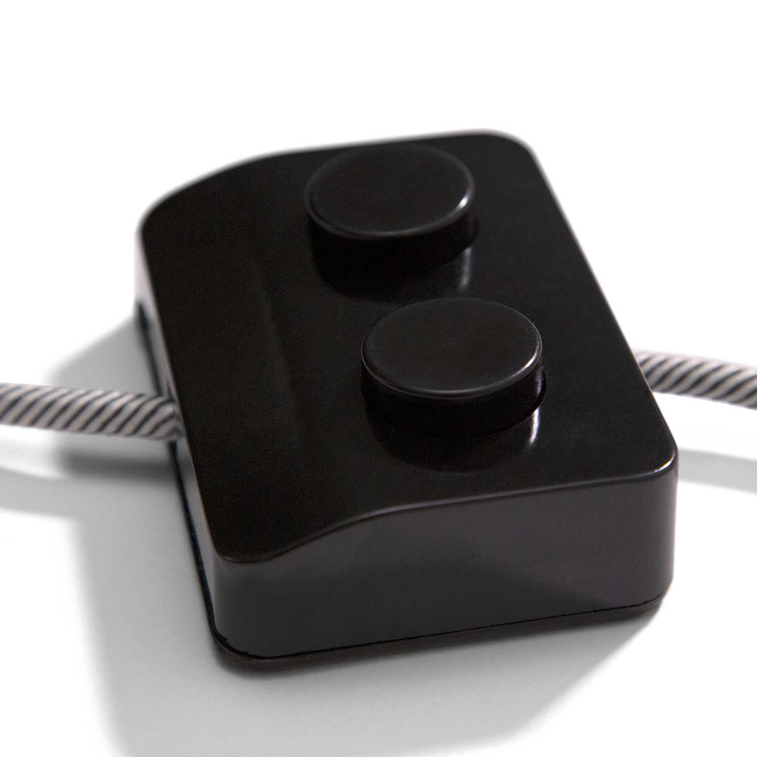 switch pedale Black Single-Pole Switch with Double Pedal Activation