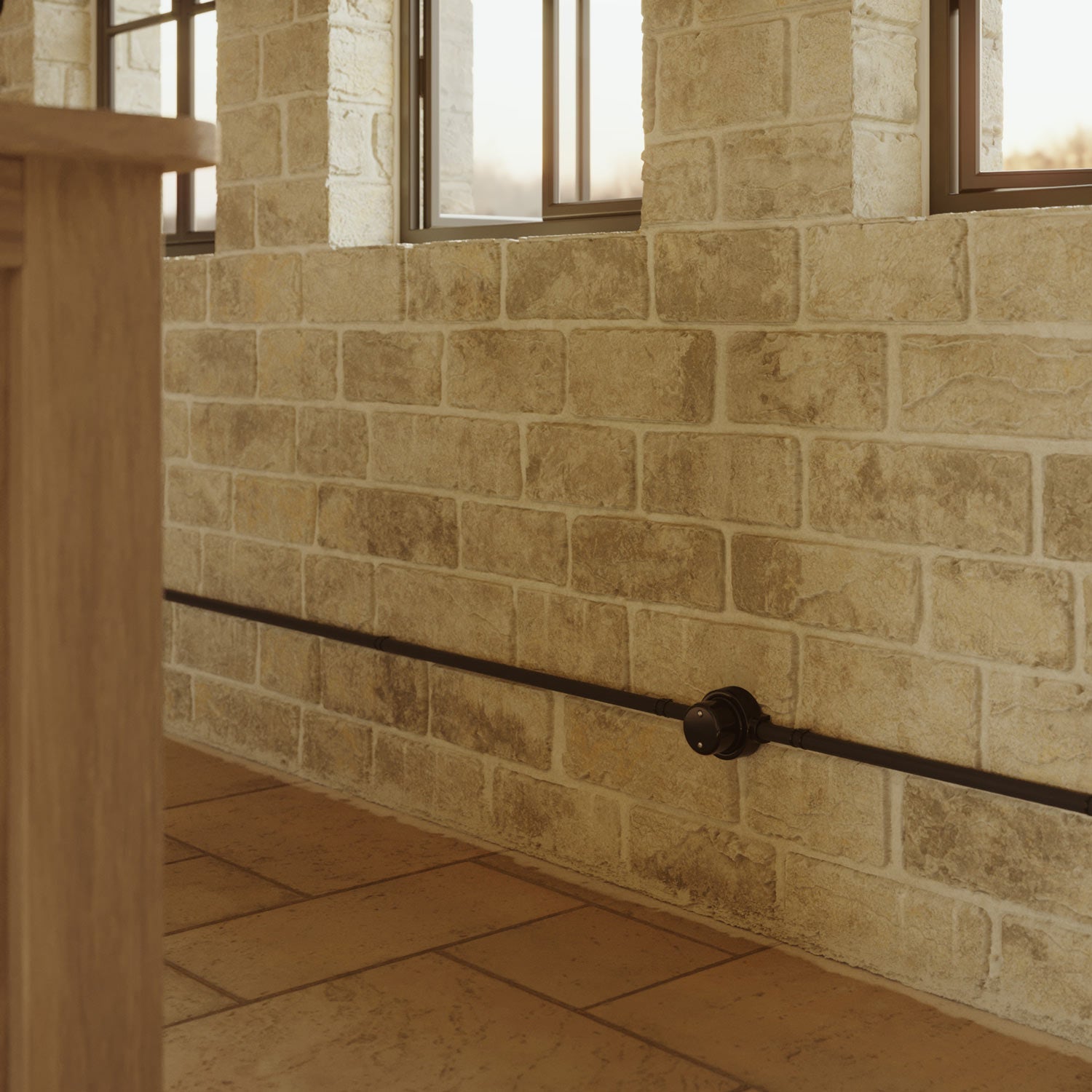 Kit scatola di derivazione e base per Creative-Tubes in porcellana - Nero 2 in linea