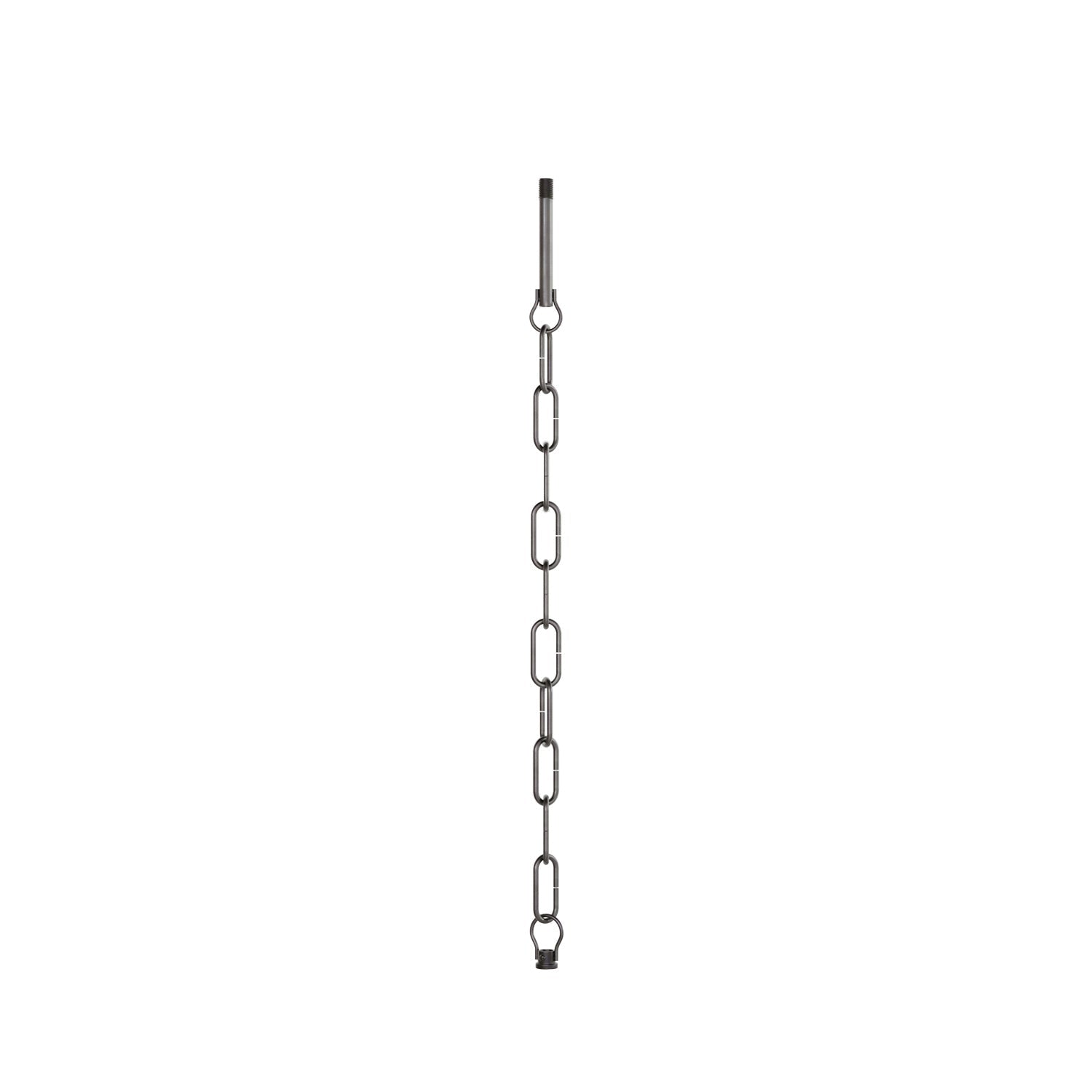 Kit sospensione meccanica con catena genovese in ferro - Catena 50 cm, tigetta e gancio M10x1