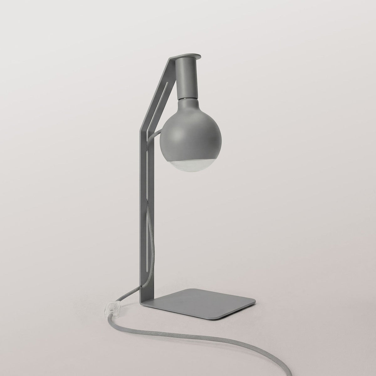 Koso Lucia - Lampada da tavolo con spina UK - Grigio