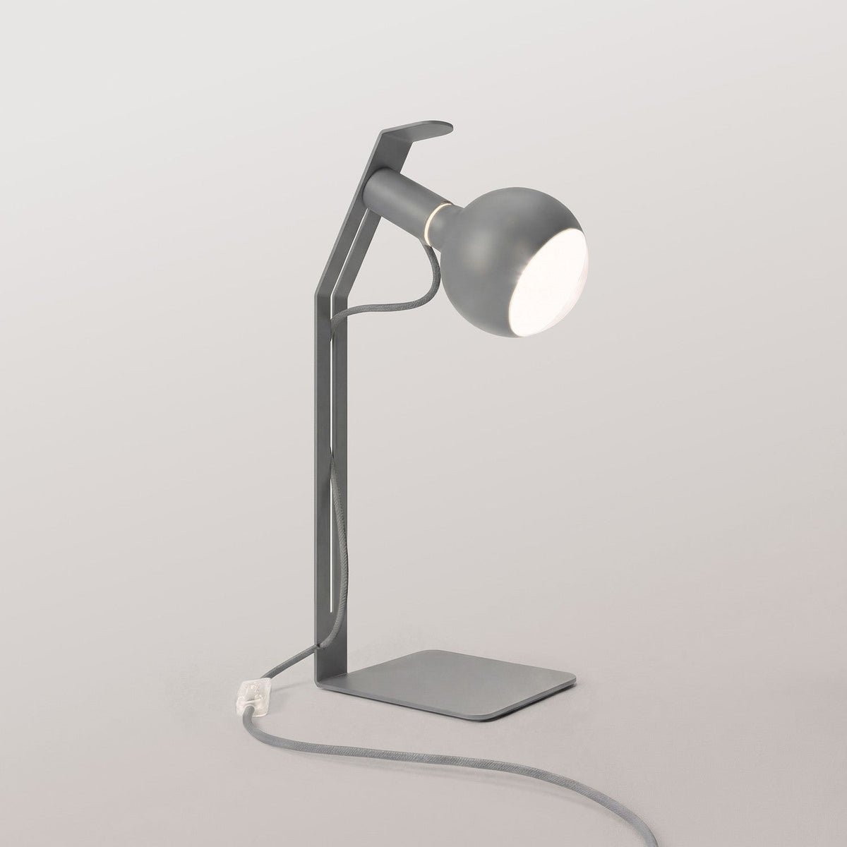 Koso Lucia - Lampada da tavolo con spina UK - Grigio