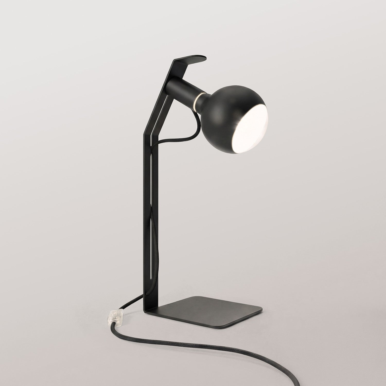 Koso Lucia - Lampada da tavolo con spina UK - Nero