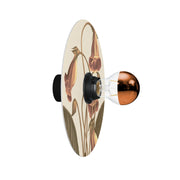 Lampada da parete o soffitto con paralume a disegni floreali 'Blossom Haven' Botanico Gloxinia - Waterproof IP44