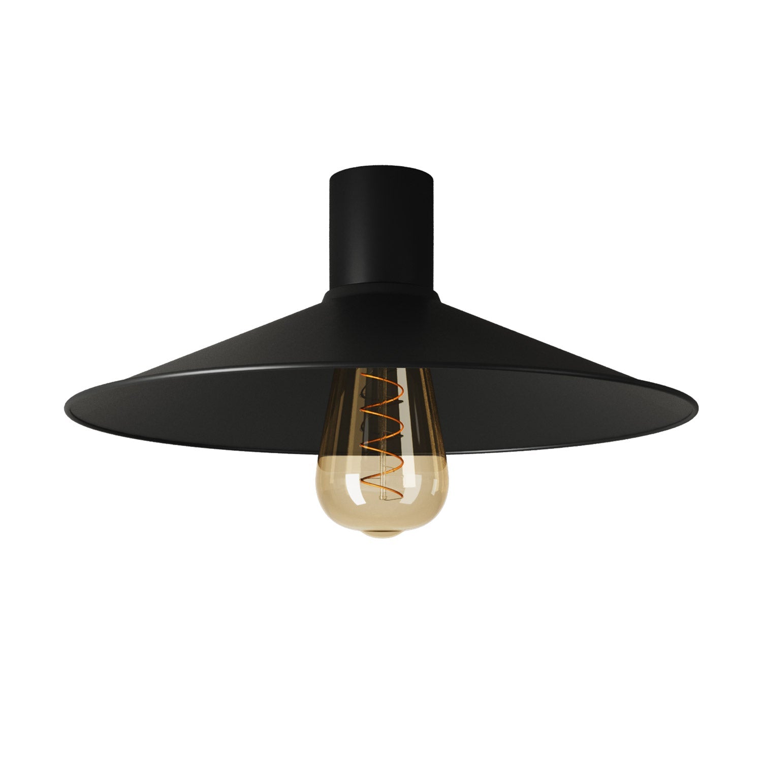 Lampada da soffitto Nera con paralume in metallo Swing - Waterproof IP44 - IO
