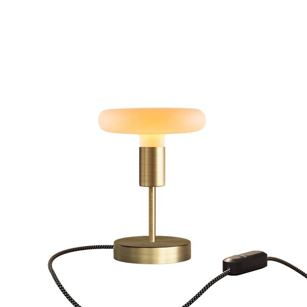 Lampada da tavolo Alzaluce Dash in metallo - Bronzo satinato Dimmer