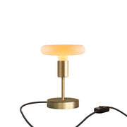 Lampada da tavolo Alzaluce Dash in metallo - Bronzo satinato Interruttore