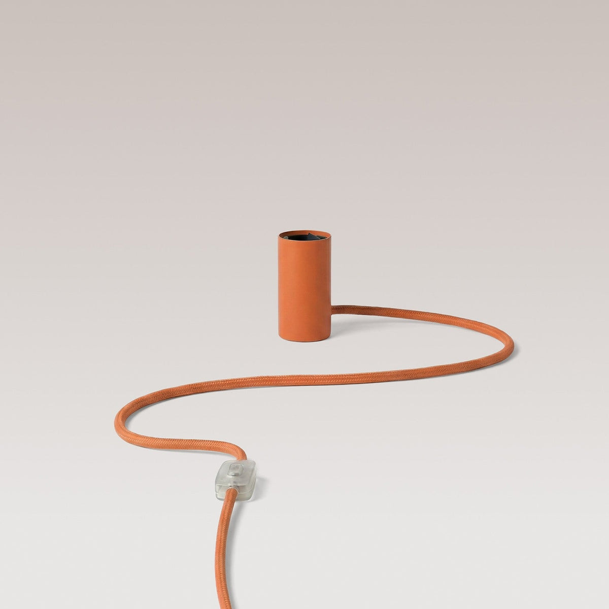 Lampada magnetica plug-in con attacco E27 e spina UK - Arancione