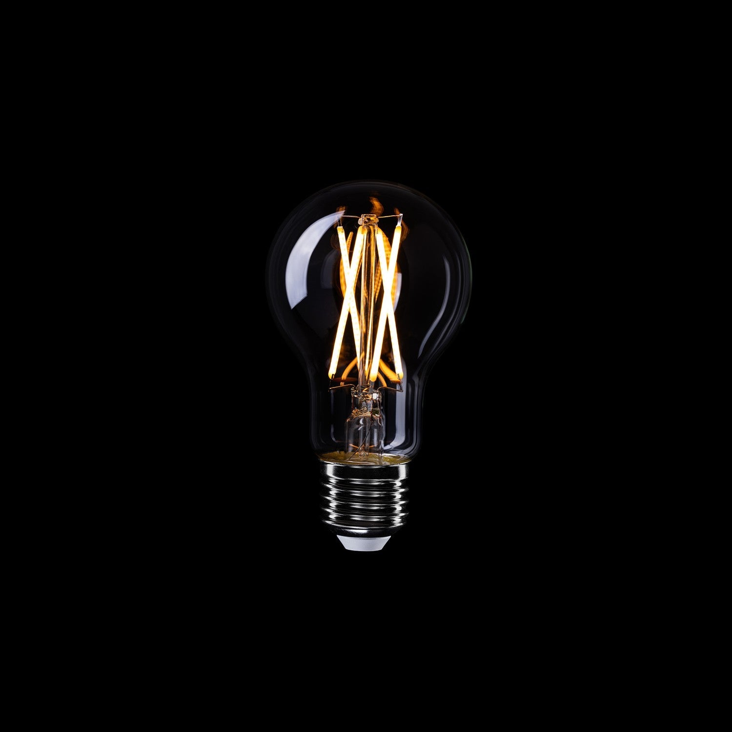 Lampadina LED a filamento incrociato Goccia A60 7W 720Lm E27 2200K Dimmerabile - X02