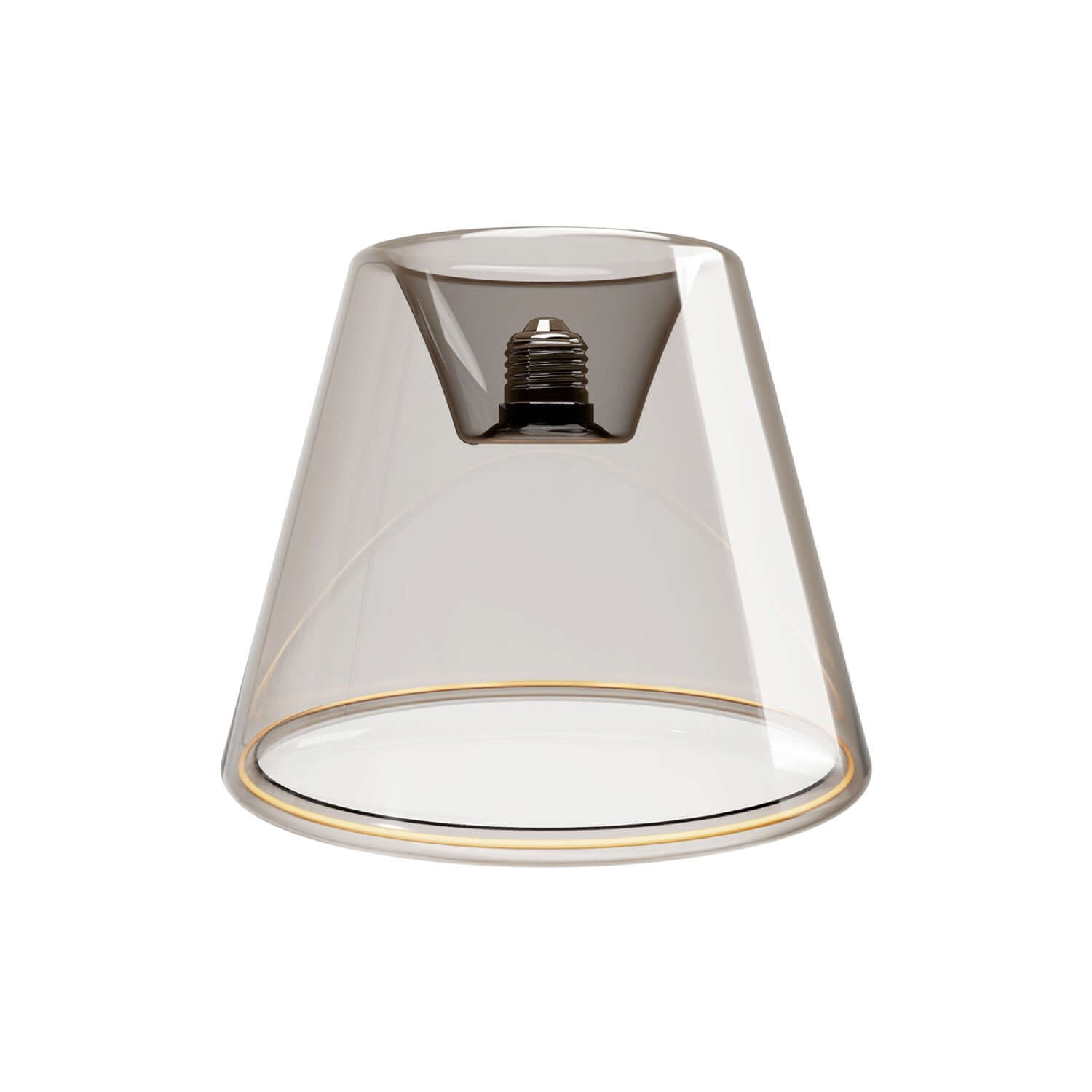 Smoky decorative cone-shaped light bulb – Creative Cables