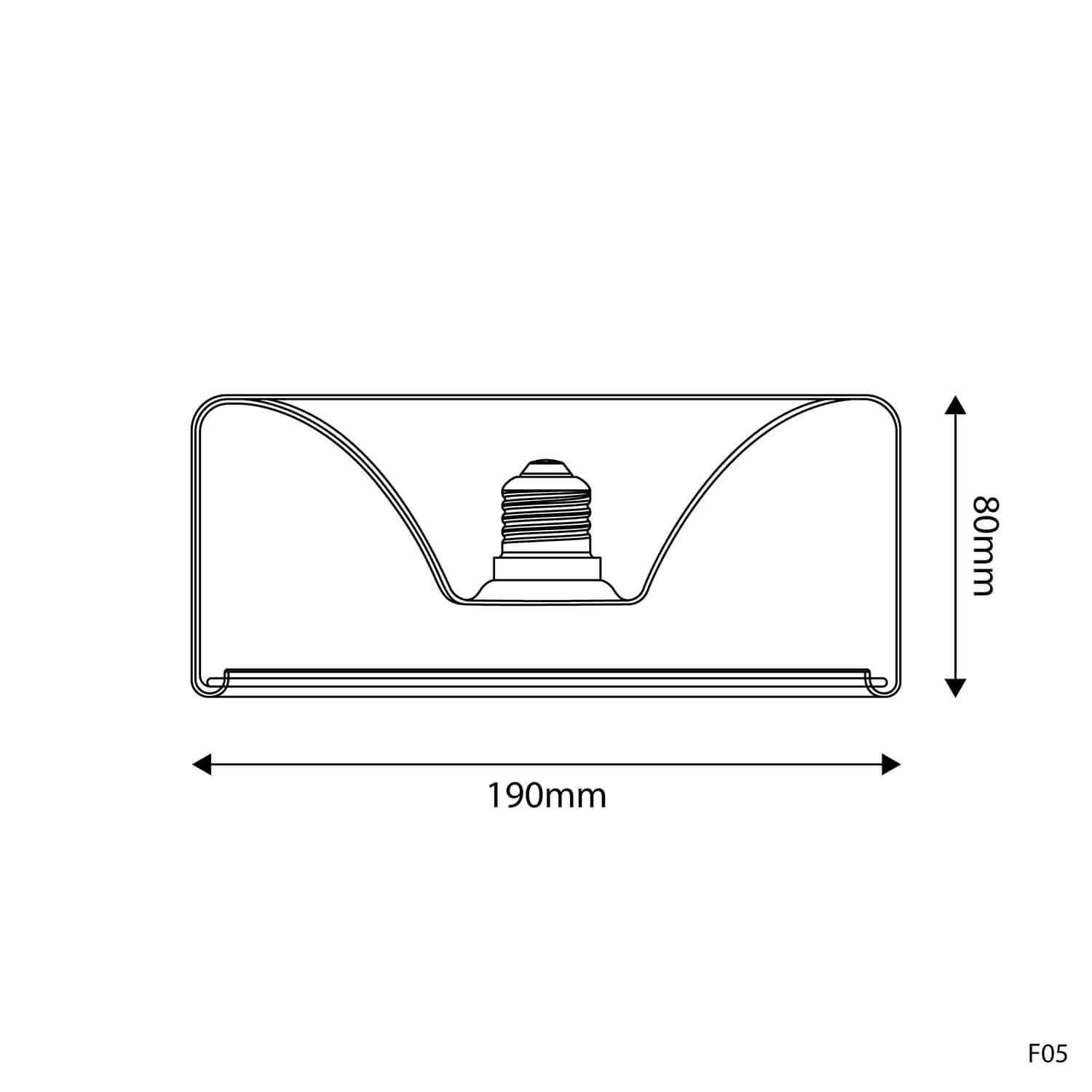 Lampadina LED Smoky Ghost Line Recessed Donut 195x83 6W 380Lm E27 1900K Dimmerabile - G12 - Creative Cables