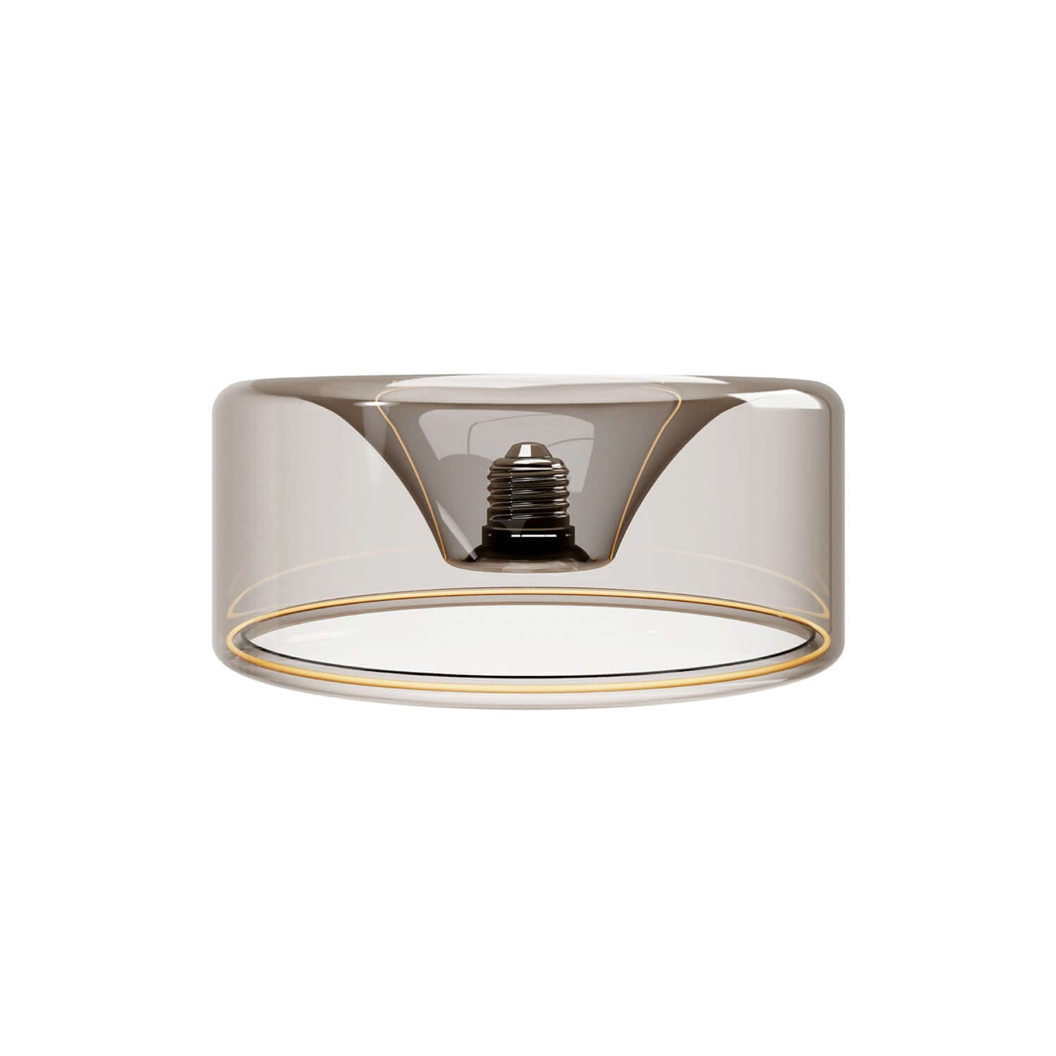 Lampadina LED Smoky Ghost Line Recessed Donut 195x83 6W 380Lm E27 1900K Dimmerabile - G12 - Creative Cables