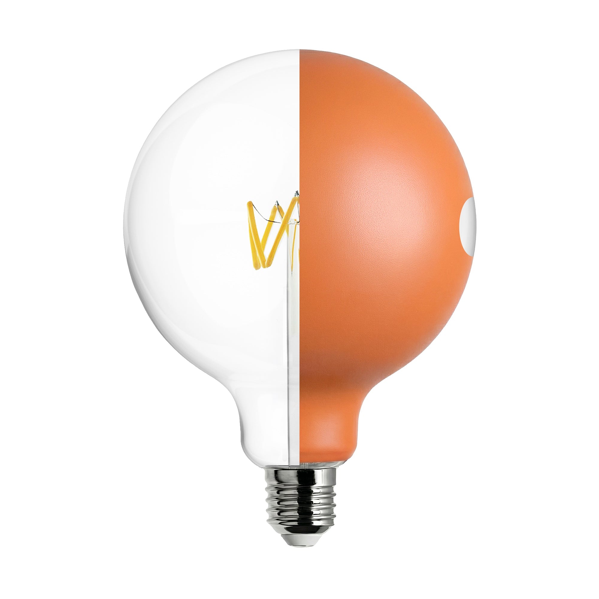 Lampadina LED Talia G125 4,8W 806Lm E27 2700K Dimmerabile - Arancione - Creative Cables
