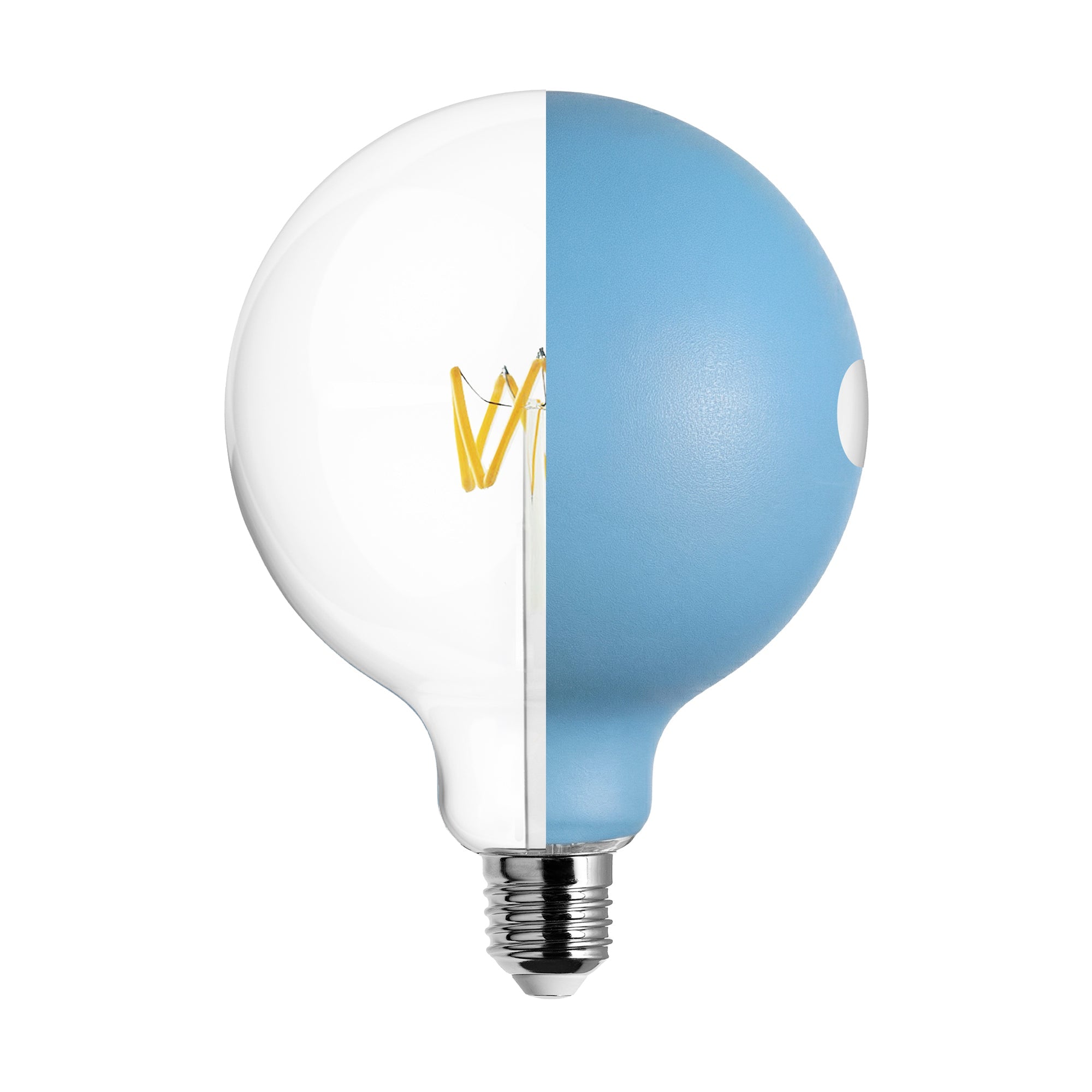 Lampadina LED Talia G125 4,8W 806Lm E27 2700K Dimmerabile - Blu - Creative Cables