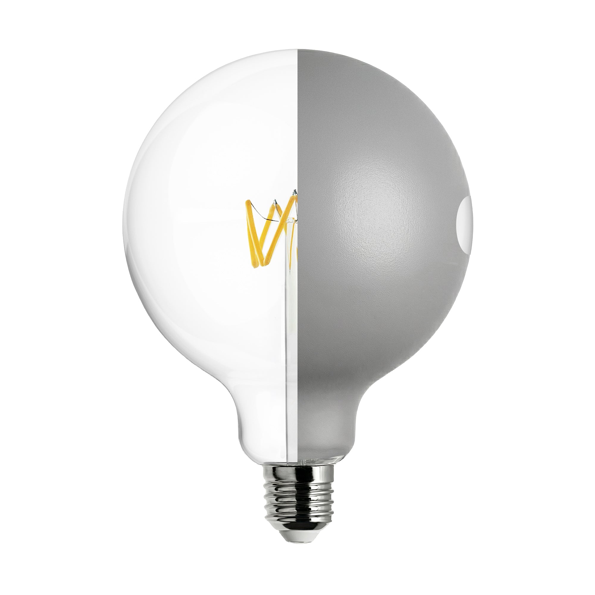 Lampadina LED Talia G125 4,8W 806Lm E27 2700K Dimmerabile - Grigio - Creative Cables