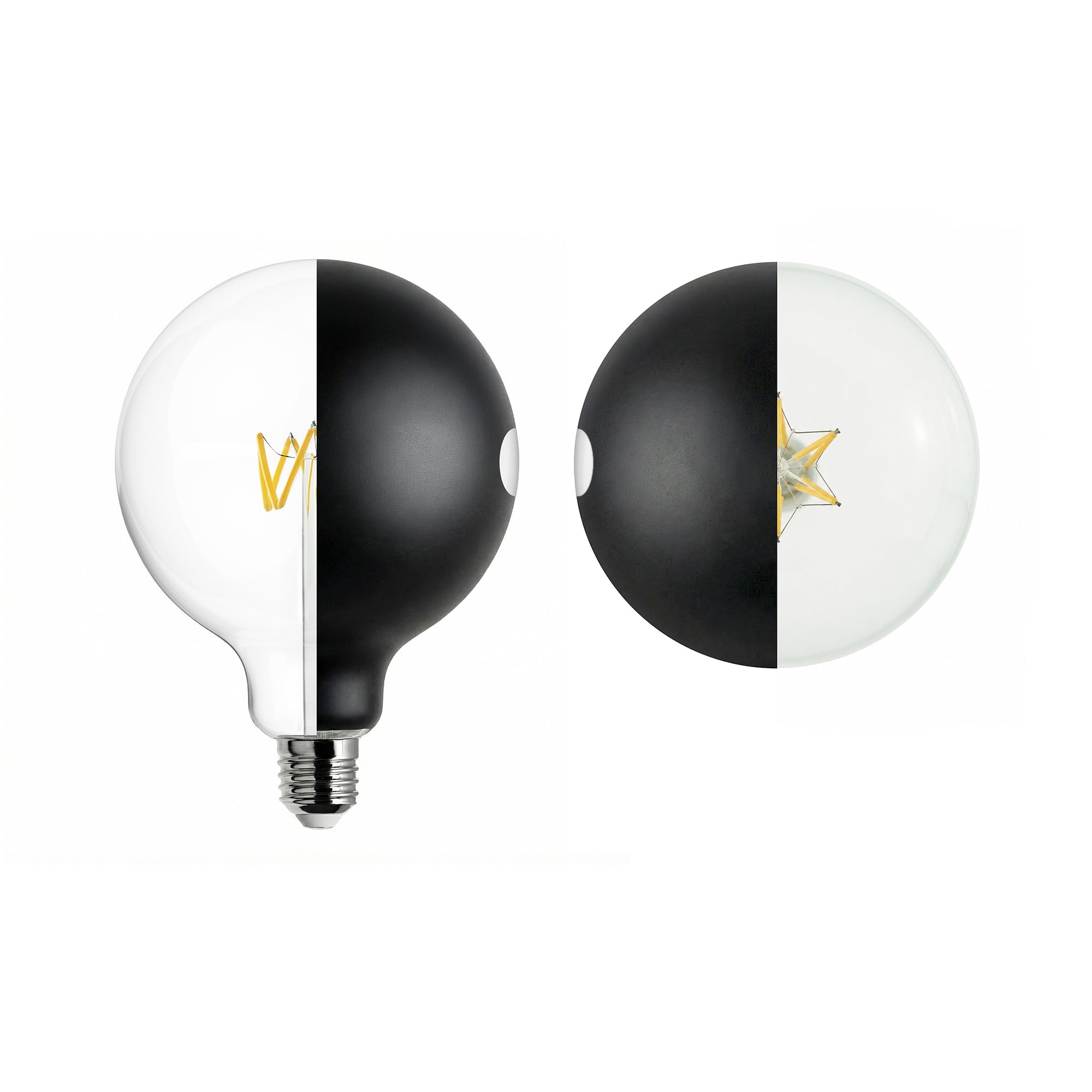 Lampadina LED Talia G125 4,8W 806Lm E27 2700K Dimmerabile - Nero - Creative Cables