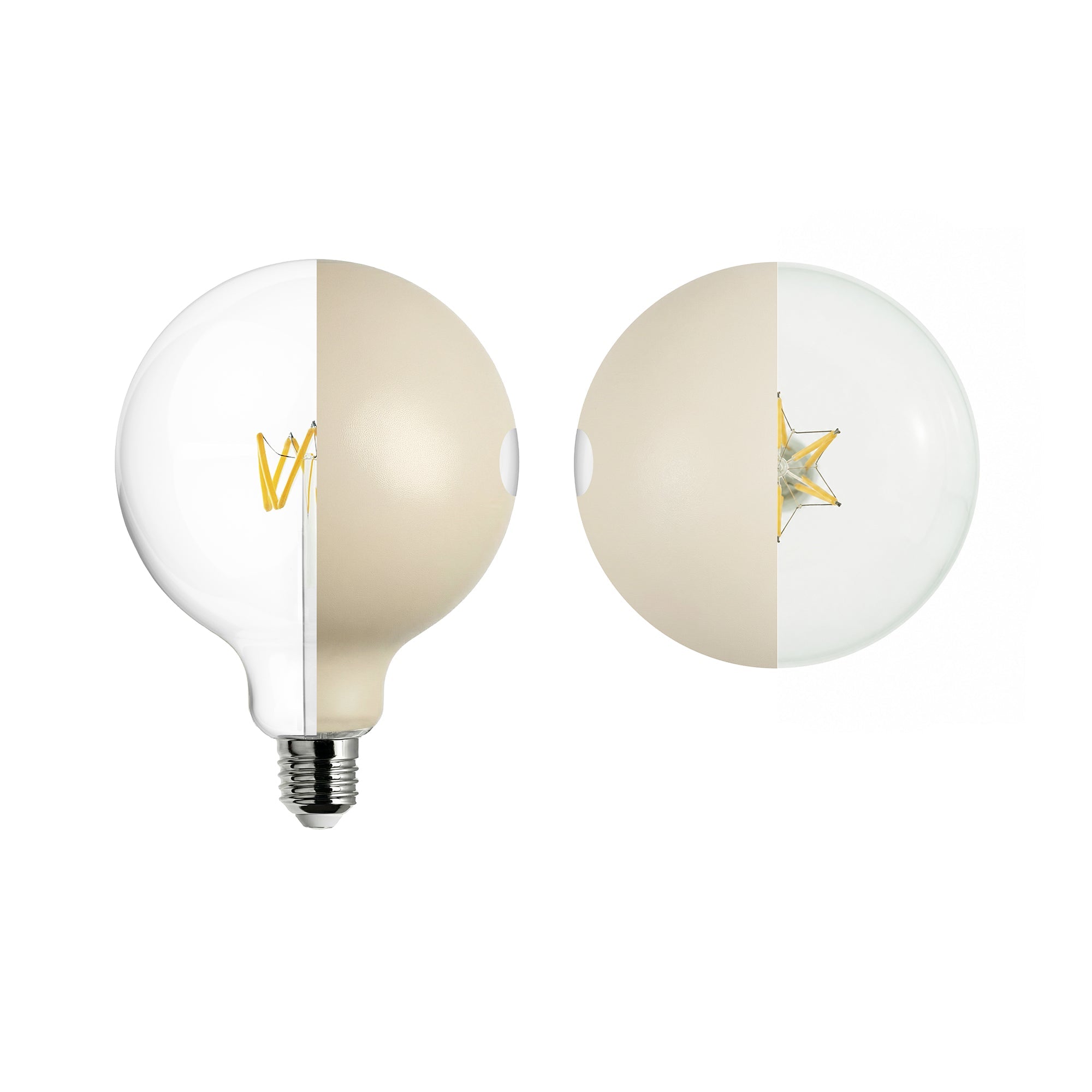 Lampadina LED Talia G125 4,8W 806Lm E27 2700K Dimmerabile - Panna - Creative Cables
