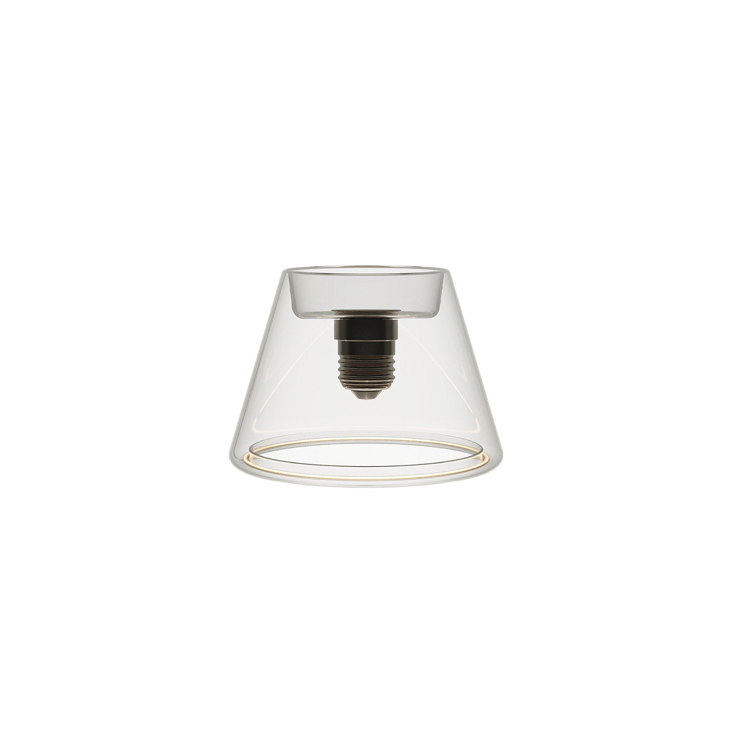 LED Clear Light Bulb Ghost Line CRI 90 Mini Cone 5,5W 450Lm E26 120V 2200K Dimmable - G07