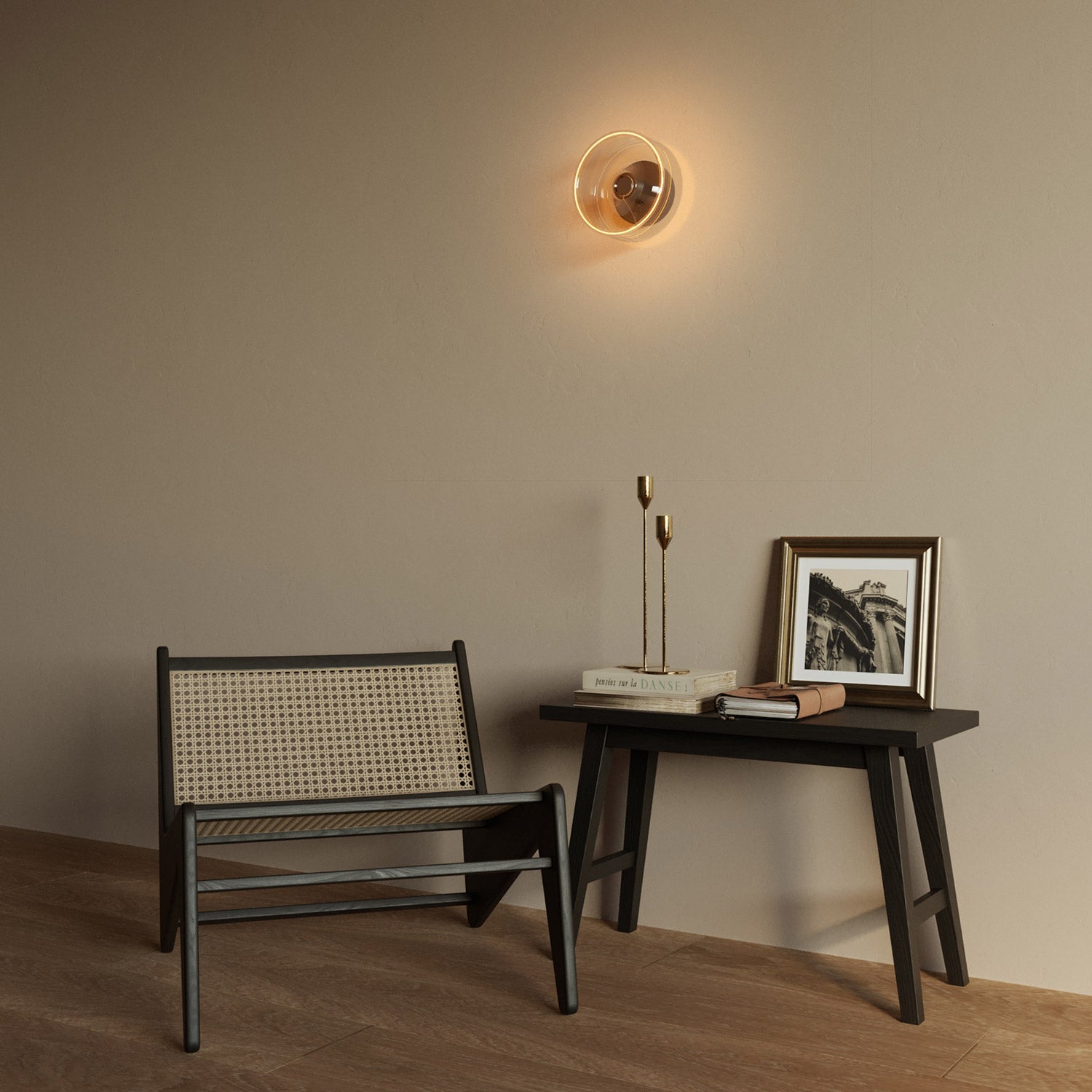 LED Clear Light Bulb Ghost Line CRI 90 Recessed Donut 5,5W 480Lm E26 2200K Dimmable - G02