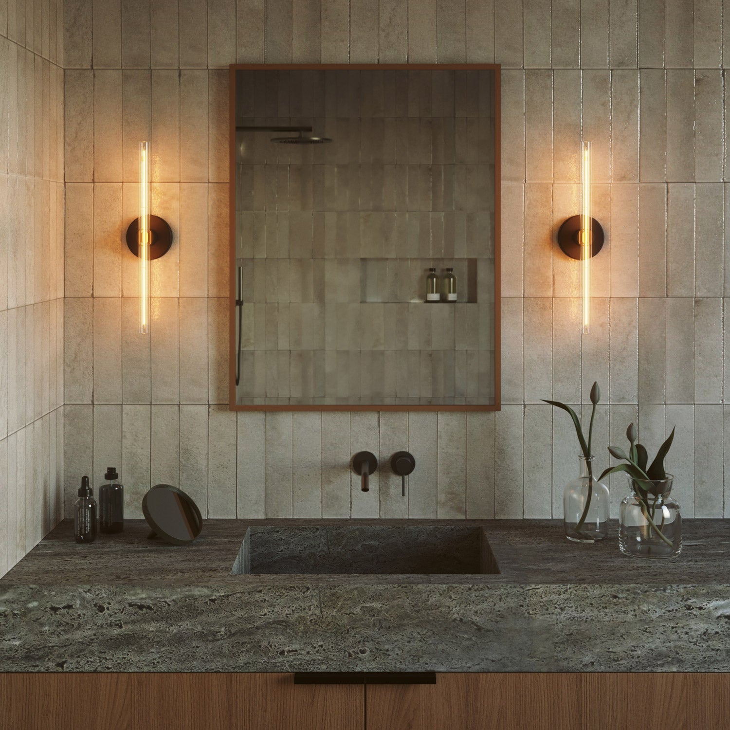 LED Linear Clear S14d Light Bulb CRI 90 - length 500 mm 7W 620Lm 2700K Dimmable - S02