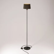 MAG-Y floor lamp with Athena fabric shade - Black