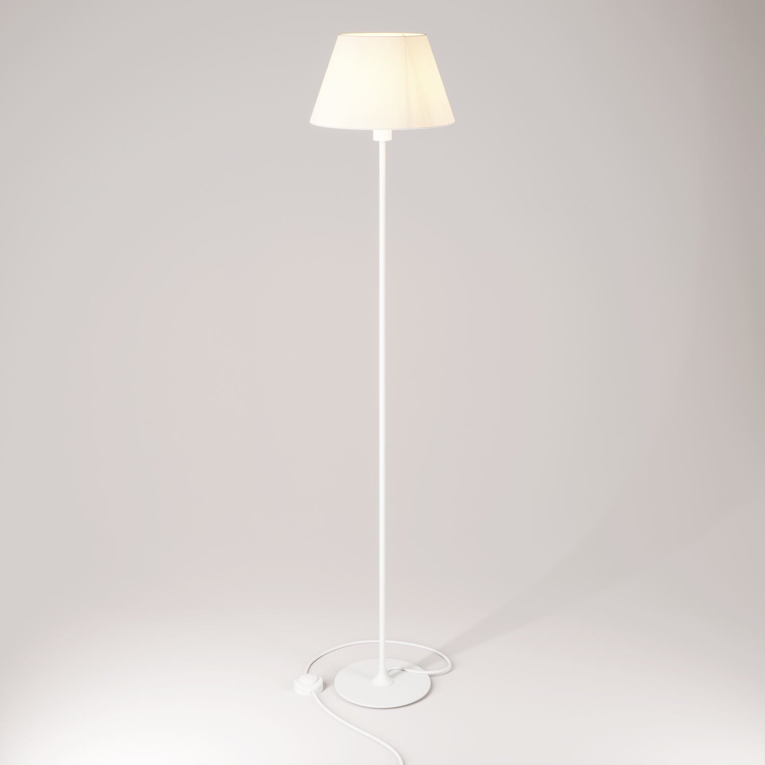 MAG-Y floor lamp with Impero M shade - Matt white