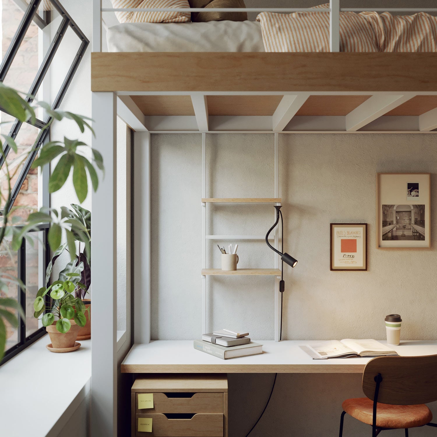 MAG-Y spotlight with adjustable extension - Black