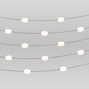 Outdoor 12-Light String Light for wet locations Gray, Power supply with US plug - Marina12