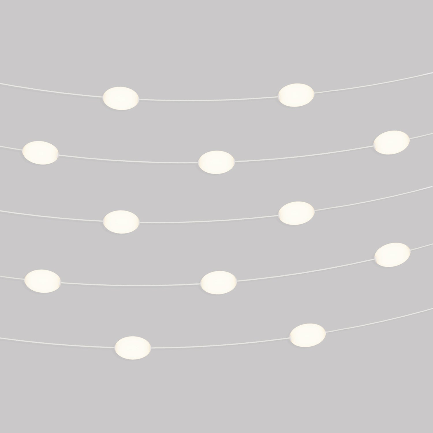 Outdoor 12-Light String Light for wet locations White Sand, Power supply with US plug - Marina12